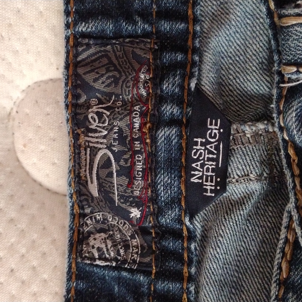 Silver jeans